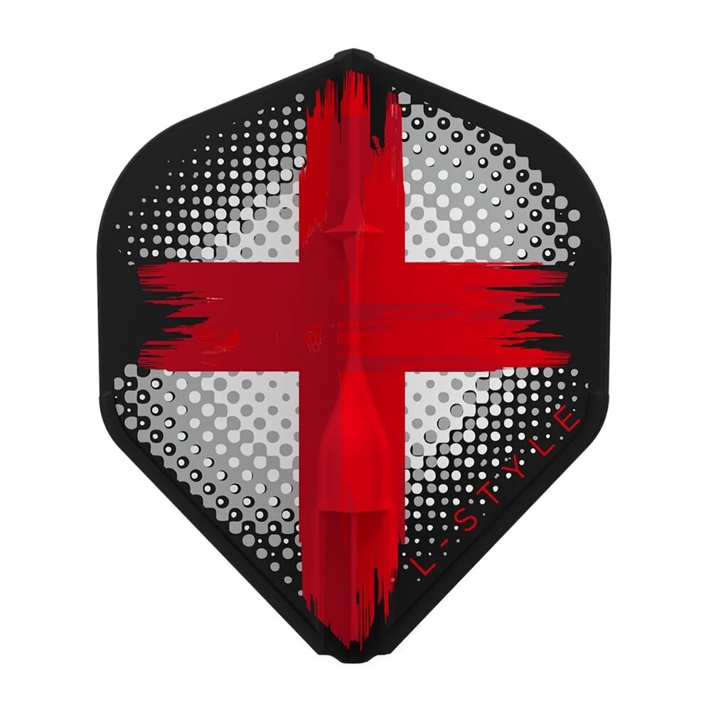 L-Style Darts L-Flight EZ L1 David Evans V2 Black Flights