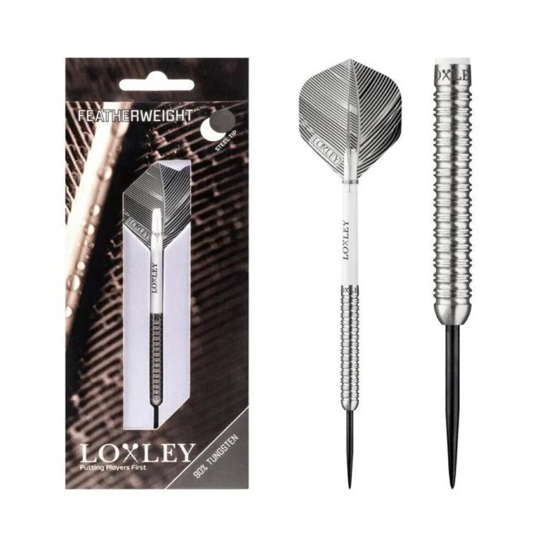 Loxley Featherweight Black 90% Tungsten Steel Tip Darts