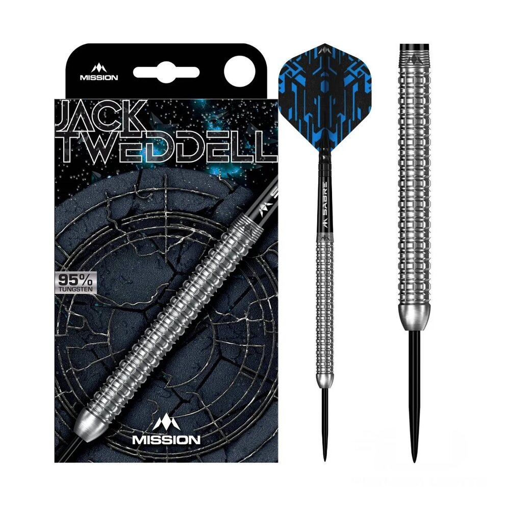 Mission Jack Tweddell 95% Tungsten Steel Tip Darts