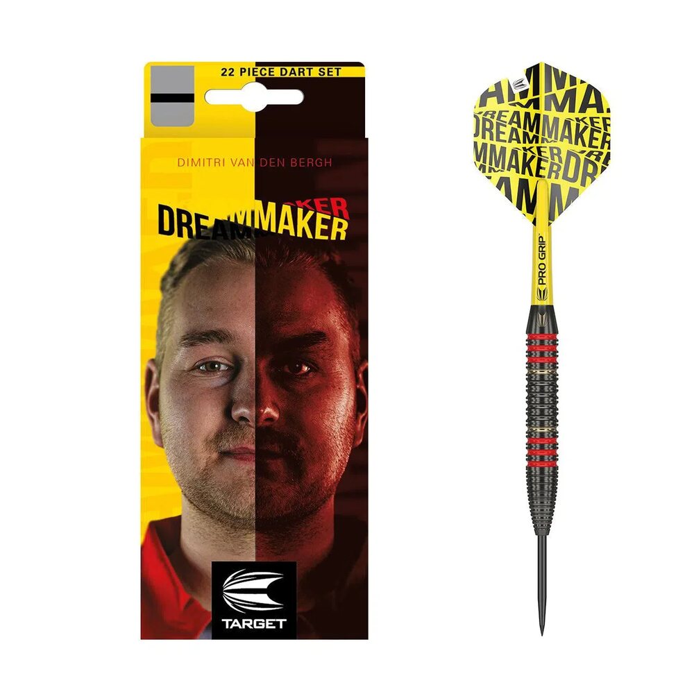 Target Darts Dimitri Van Den Bergh Brass Steel Tip Darts