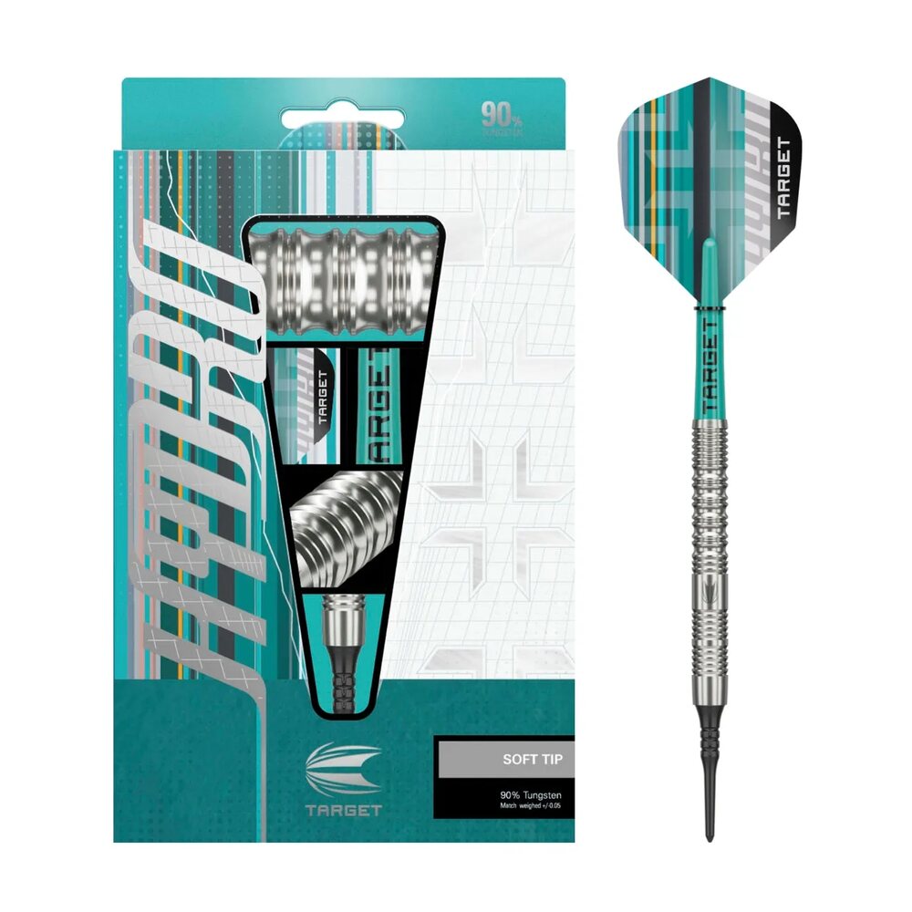 Target Darts Hydro 12 90% Tungsten Soft Tip Darts