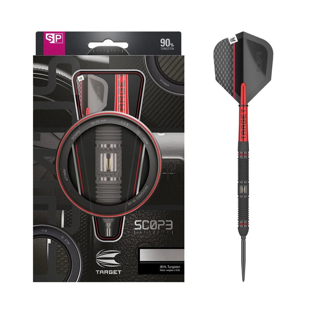 Target Darts Scope 01 SP 90% Tungsten Steel Tip Darts