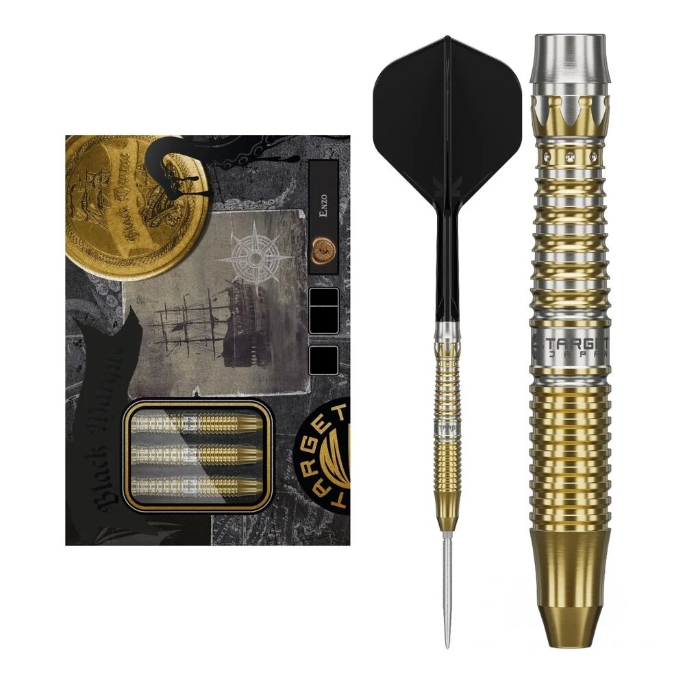 Target Japan Black Marque Enzo 90% Tungsten Steel Tip Darts