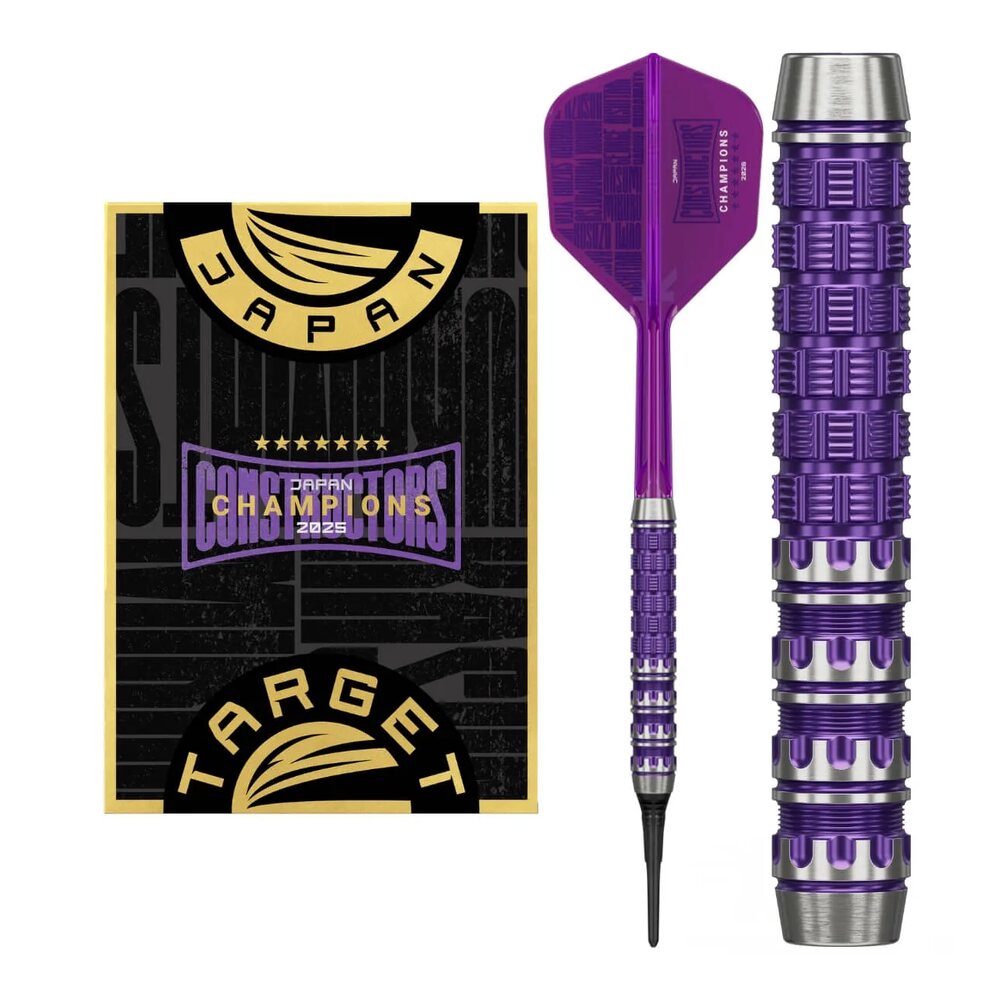 Target Japan Constructors Champion Raptor G6 90% Tungsten Soft Tip Darts